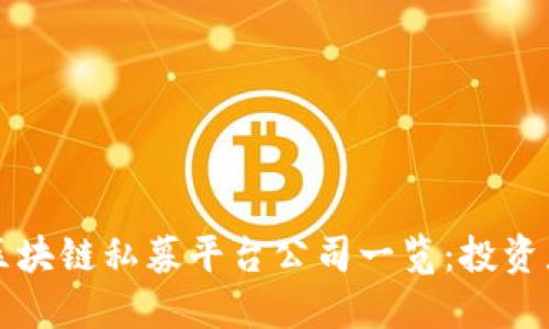 全球知名的区块链私募平台公司一览:投资者的必备指南